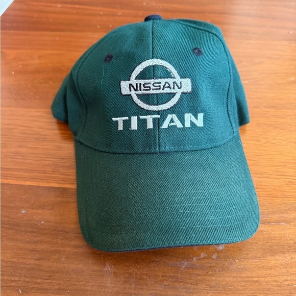 Green Nissan Titan Car Brand Hat